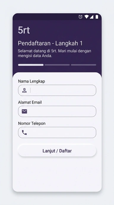 Daftar Akun Baru 5rt Untuk Pengguna Android