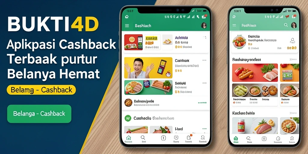 Tampilan antarmuka aplikasi BUKTI4D yang mudah digunakan untuk cashback.