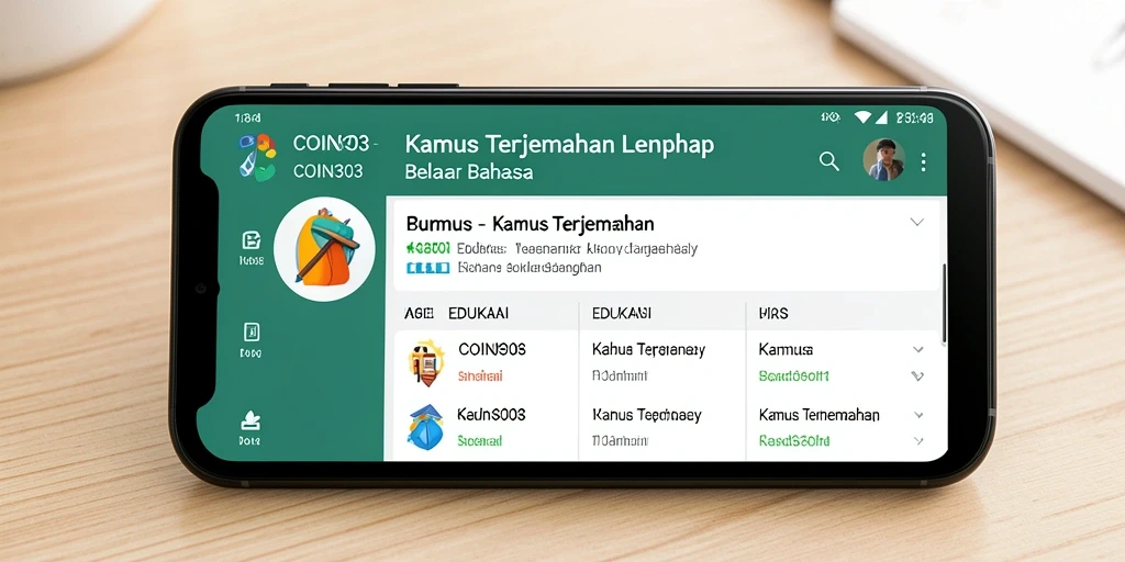Antarmuka COIN303 yang intuitif dan mudah digunakan.