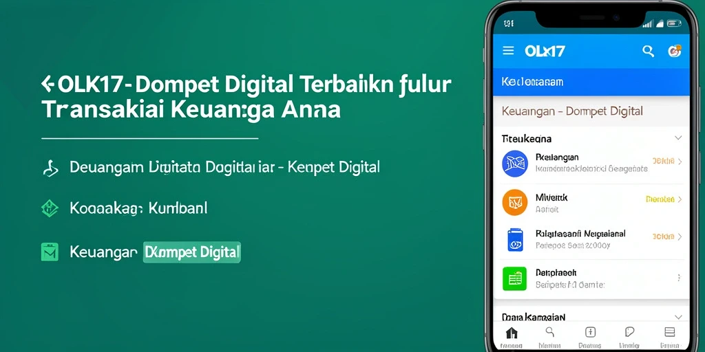 Tampilan antarmuka OLX17 yang user-friendly dan praktis.